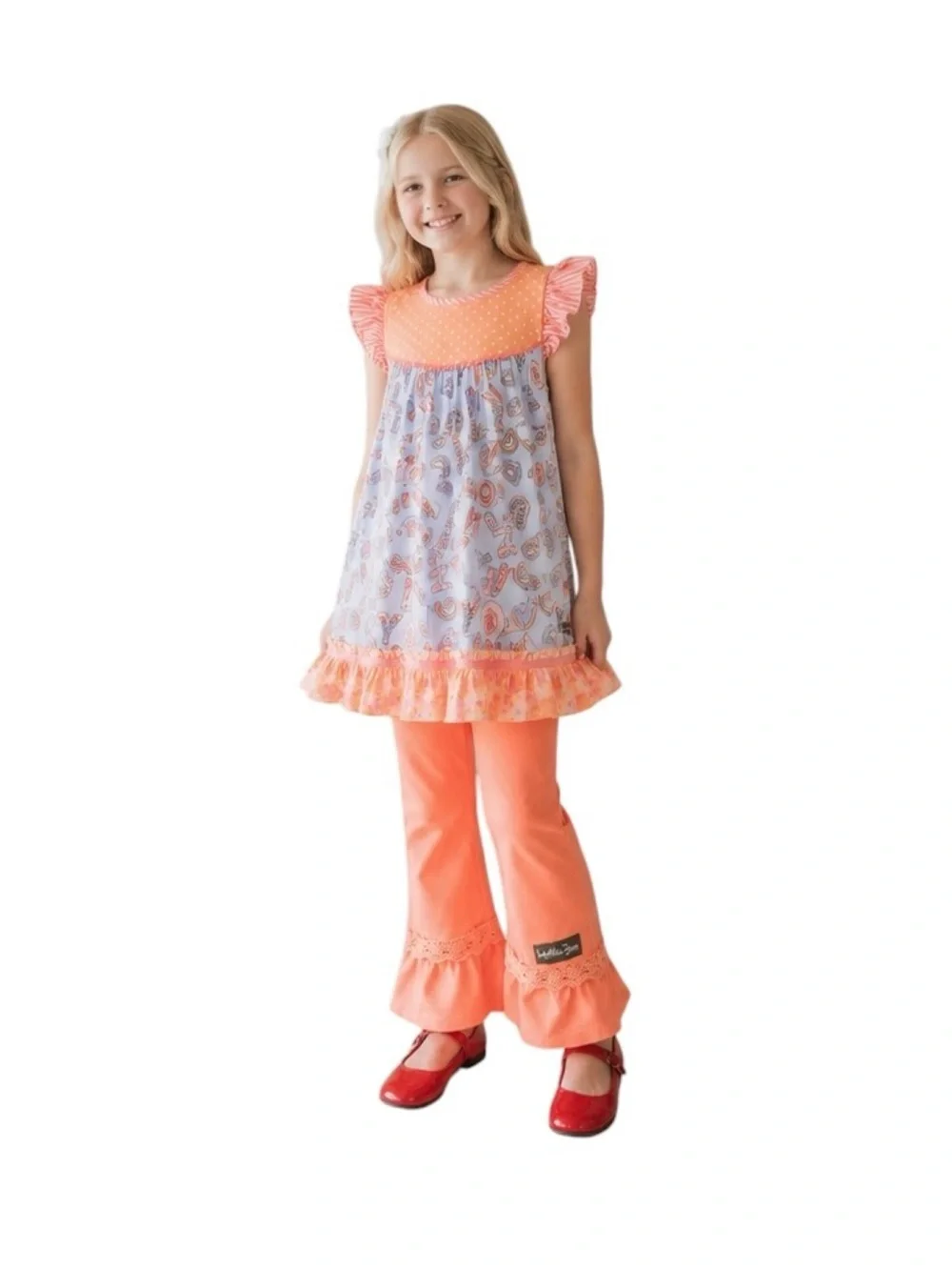 Whimsical Matilda Jane Alphabet Parade Tunic Girls Size 14Y NWOT - Picture 4 of 6
